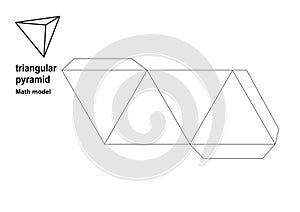 3d model maths shapes Patterns print perfectly on A4 and standard letter size paper.Â  To enlarge or minimize use a photocopier.Â 